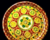 decorated thali