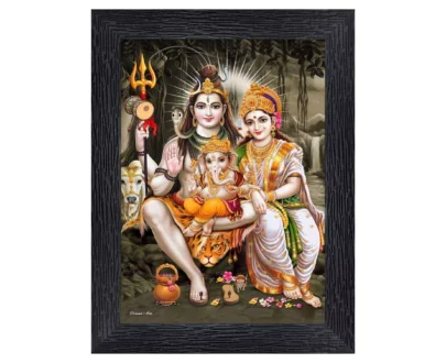 Shiv Parivar Framed Photo