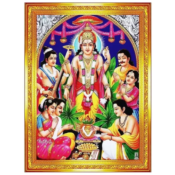 Satyanarayana Swamy Framed Photo