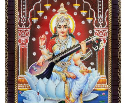 Saraswati Mata Photo Frame